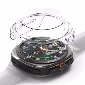 Ringke Slim & Tempered Glass suojakuori- ja lasisetti Samsung Galaxy Watch Ultra 47mm -kellolle – läpinäkyvä