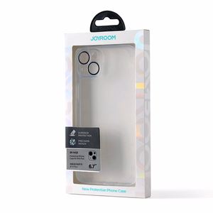 Joyroom 14Q Kotelo iPhone 14 Plus kotelo kotelo kansi läpinäkyvä kamera kansi (JR-14Q3 läpinäkyvä)