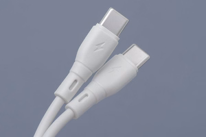 Kaapeli USB C - USB C Blue Star 3A 60W ECO 1 m PJ73-13-3 valkoinen