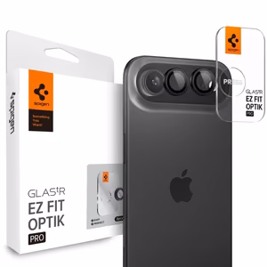 Spigen Optik Pro Glas.Tr Ez Fit kameransuoja 2 kpl iPhone 17 Air -puhelimelle - musta