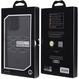 Audi IML MagSafe Suojakuori iPhone 15 Pro Max:lle - musta