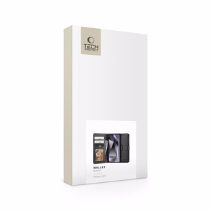 Tech-Protect Wallet Suojakuori Samsung Galaxy S25:lle - Musta