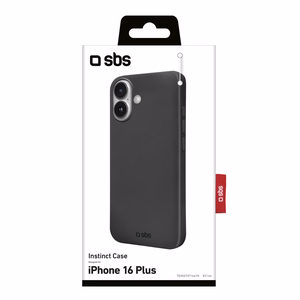 SBS Instinct Case for iPhone 16 Plus - Black