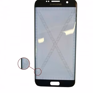 LCD-näyttö yhteensopiva Samsung G935 S7 Edge musta (Uusittu: Telemax) (Vioilla 77)