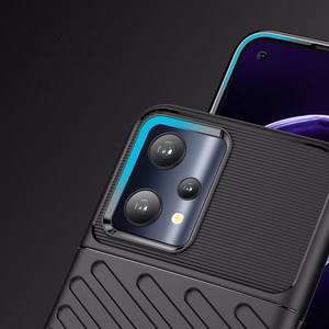 Thunder Case joustava panssaroitu suojus Realme 9 Pro musta