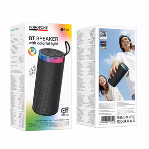 Borofone kannettava Bluetooth-kaiutin BR105 Loud musta