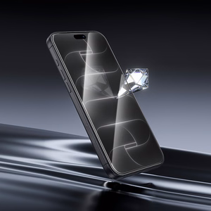 Borofone BF11 Armor Shield koko näytön peittävä karkaistu lasi näytölle, HD, mallille iPhone 17e/16e/14/13/13 Pro