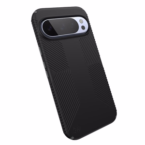 Speck Presidio2 Grip Magnet suojakuori Google Pixel 10 Pro XL -laitteelle, Black / Slate Grey -värinen