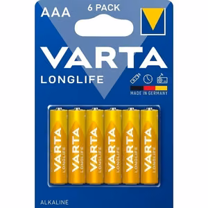 VARTA alkaliparisto R3 (AAA) Longlife 6 kpl