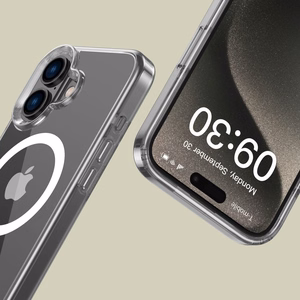 Tech-Protect FlexAir Hybrid MagSafe Suojakuori iPhone 16:lle - läpinäkyvä