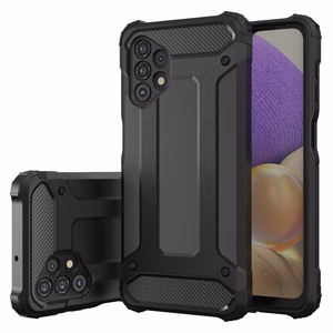 Hybrid Armor Case Kova kestävä suojus Samsung Galaxy A73 musta