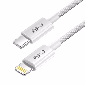 Tech-Protect UltraBoost USB-C / Lightning PD27W/3A kaapeli 100 cm - harmaa