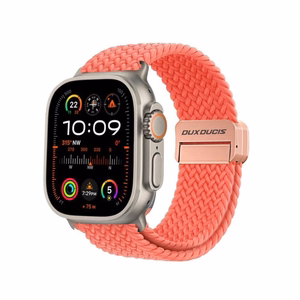 Dux Ducis MIXTURE PRO joustava punottu ranneke Apple Watch 38 / 40 / 41 mm:lle guava