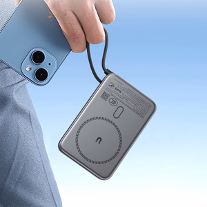 Varavirtalähde Acefast M24-10000 22.5W magneettinen langaton 10000mAh musta