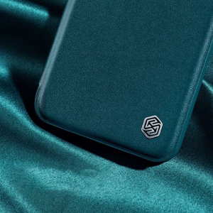 Nillkin Qin Qin Cloth Pro Case Case iPhone 14 Plus kameran kansi Holster kansi Flip Case harmaa