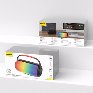 Dudao Y21 langaton kaiutin RGB-taustavalolla Bluetooth 5.3 - musta