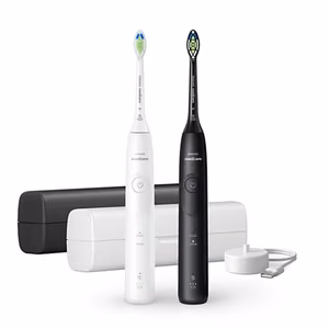 Philips HX7119/02 Sonicare Series 5500 Electric Toothbrush, Duo pack Rechargeable For adults Number of brush heads included 2 Number of teeth brushing modes 2 White/Black