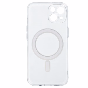 TEL PROTECT MagSilicone Suojakuori iPhone 14:lle läpinäkyvä