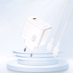 Dudao A28 45W GaN USB-C seinälaturi - valkoinen