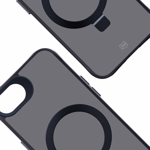 3mk Smoke Case Mag&Stand Apple iPhone 16E:lle - musta