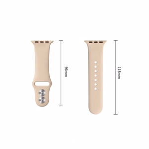Tech-Protect Silikoninen Hihna Apple Watch 4/5/6/7/8/9/SE (38/40/41 mm) pähkinänruskea