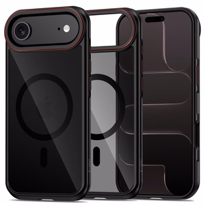 Tech-Protect MagHybrid MagSafe Case for iPhone Air - Black and Red