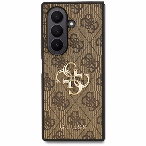 Guess Big 4G Logo Classic Logo case for Samsung Galaxy Z Fold7 brązowy