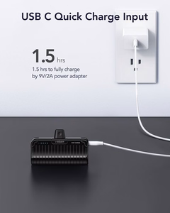 Ulkoinen akku Veger PlugOn (W0558P) PD QC3.0 2,4A 20W 5000 mAh sisäänrakennetulla Lightning-liittimellä musta