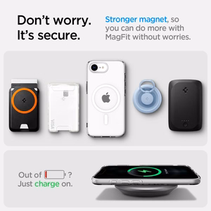 Spigen Liquid Crystal Mag MagSafe Suojakuori iPhone 16e / 17e:lle - Läpinäkyvä
