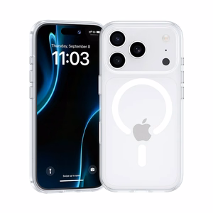 Benks Magnetic Crystal Case -suojakuori (C.K.JC.AP.00.0069) Iphone 17 Prolle, läpinäkyvä (kameran ohjauspainike)