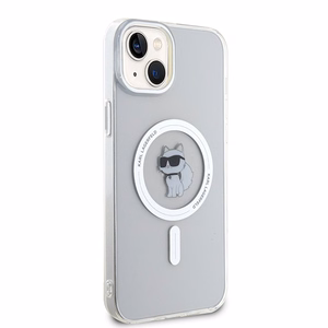 Karl Lagerfeld Suojakuori iPhone 15 Plus 6,7 KLHMP15MHFCCNOT läpinäkyvä HC MagSafe IML C