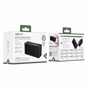 Acefast K9 Go Bluetooth-kaiutin stereo- ja ENC-ominaisuuksilla - musta