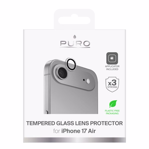 Puro Individual karkaistu lasi linssin näytönsuoja iPhone 17 Air:lle