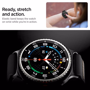 Spigen Lite Fit Samsung Galaxy Watch 8 / Classic (40 / 44 / 46 mm) musta