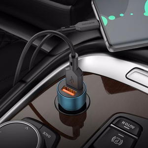 Autolaturi Borofone BZ19B 2xUSB-A QC3.0 36W Musta