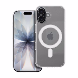 CLEAR MAG COVER (MID) -magneettikuori, MagSafe-yhteensopiva, IPHONE 17, läpinäkyvä