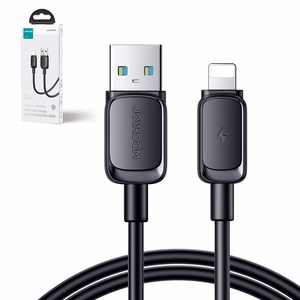 Joyroom Multi-Color Series A14 Lightning / USB-A 2,4A 1,2 m Kaapeli - musta