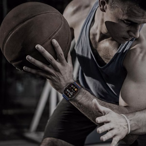 Tech-Protect Nylon Clasp Hihna Apple Watch 6/7/8/9/10/SE/Ultra 1/2 44/45/46/49mm Laivastonsininen