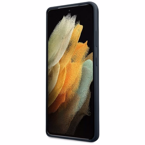 Mercedes Silikoni Line kotelo Samsung Galaxy S21 Ultra - sininen