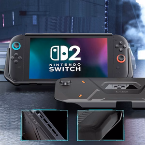 Tech-Protect Carbonox Suojakuori Nintendo Switch 2:lle - musta