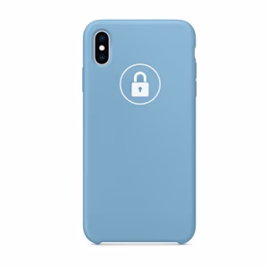 Puhelimen Suojakuori Silicone Case Apple iPhone Xs Max / Cornflower / pakkauksessa