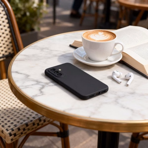 Tech-Protect Icon -kuori Samsung Galaxy A27 5G:lle, musta