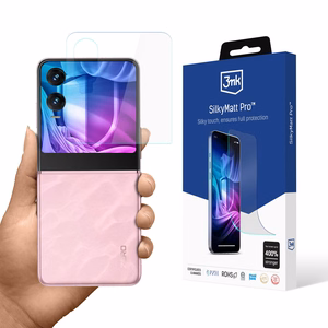 Infinix Zero Flip (front) – 3mk Silky Matt Pro puhelimen näytönsuoja
