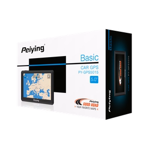 Peiying Basic PY-GPS5015 GPS-navigaattori kartalla