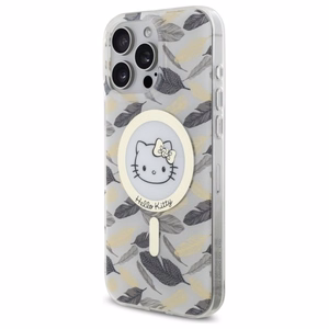 Hello Kitty IML Golden Leaves MagSafe Suojakuori iPhone 16 Pro Max:lle - valkoinen