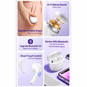 Bluetooth kuulokkeet Essager Shine ES-07 violetit