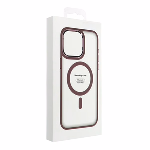 Suojakuori iPhone 17 AIR:lle Full Matte Mag Cover yhteensopiva MagSafe punainen