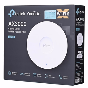 Tukiasema TP-Link Omada 2976 Mbps IEEE 802.11a/b/g/n/ac/ax 1xRJ45 EAP650