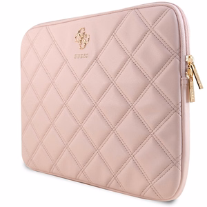 Guess Quilted 4G suojus 14 tuuman kannettavalle - vaaleanpunainen