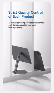 Benks pöytäpidike tabletille L43 Infinity Pro magneettinen tummanharmaa